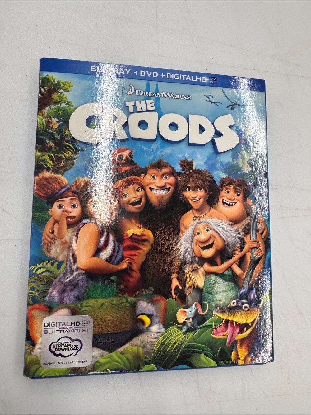 The Croods (Blu-ray/DVD, 2013, 3-Disc Set) Tested Working